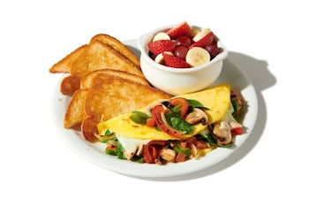 Loaded Veggie Omelette